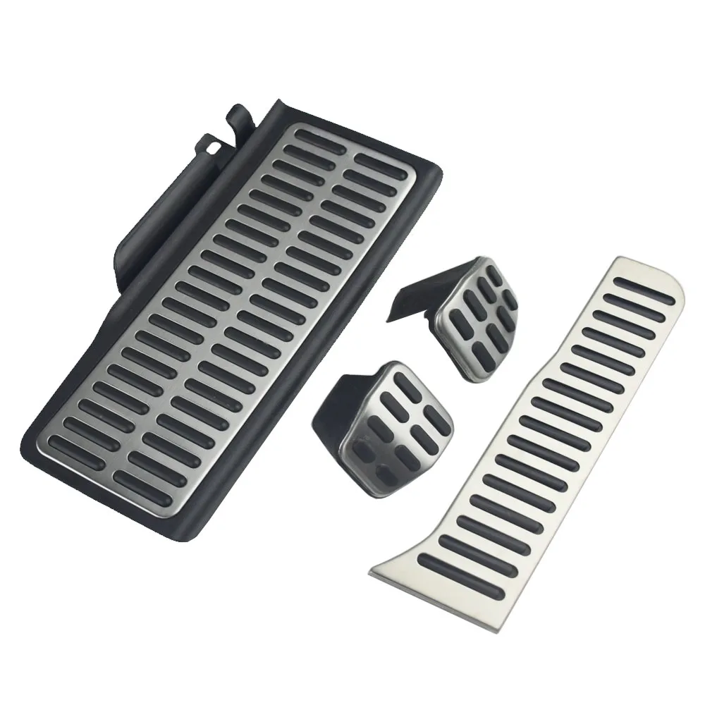 Stainless Steel AT MT Car Pedals VW CC Passat B6 B7 R36 R-line Skoda Superb LHD Auto Pedal Cover car pedals