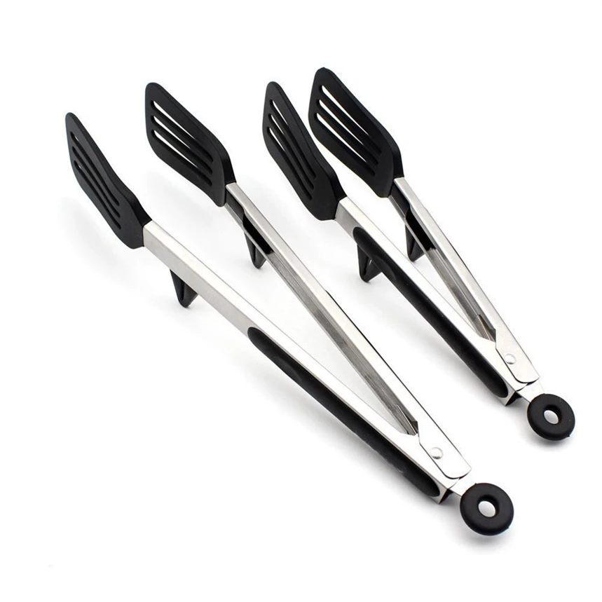 New Arrive Kitchen Premium Silicone Kitchen Tongs Set 9 Inch 12 Inch Tongs BBQ Cooking Toolin
