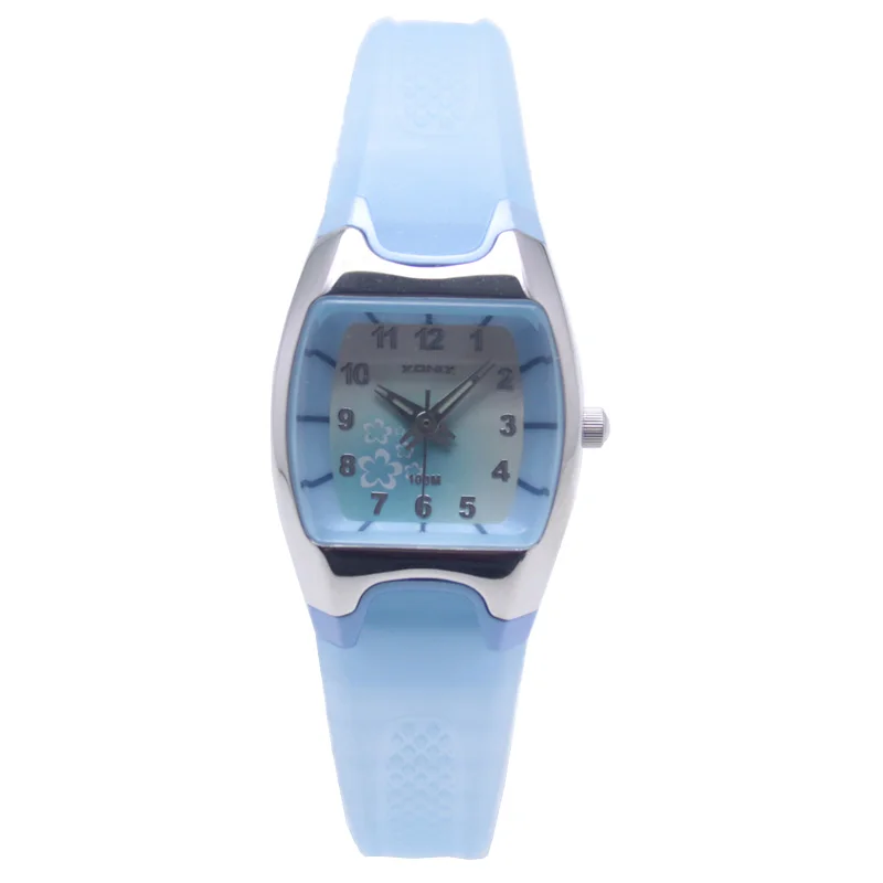 XONIX Children Women Sports Watches Quartz Analog Waterproof 100M Girls Swim Sport Wristwatch Women Dress Watch