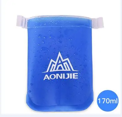 AONIJIE складной ТПУ Открытый мягкий колба мешок воды спорт для похода и кемпинга Бег для гидратации воды отверстие бутылки чайник - Цвет: 170ml