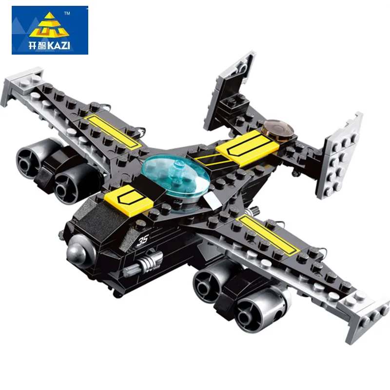 

KAZI 176pcs Building Blocks Red Alert 3 Pioneer Armed Combat Craft Machine USA educational Toys for children