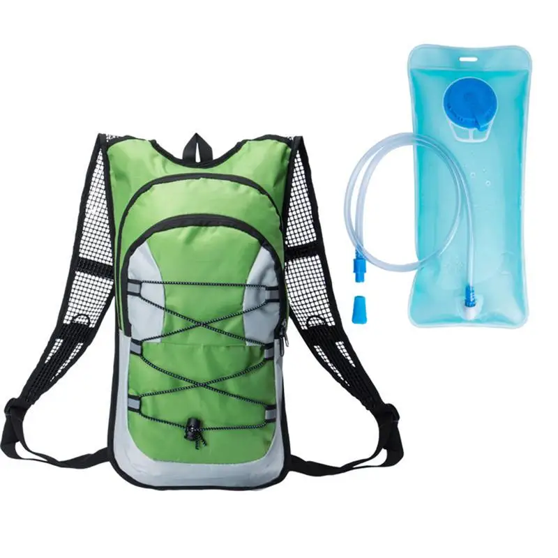 

Travel Backpack Hydration Rucksack Bag Bladder Bag Cycling Bicycle Bike/Hiking Climbing Pouch + 2L Hydration Bladder (Green)