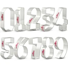 KENIAO Набор печенья- 9 предметов- Печенье / Помадка / Кондитерские изделия / Хлеборезки- Нержавеющая сталь