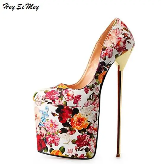 2019 New Women Shoes Drag Queen CD Size 40-50 High 22cm high-end soft Cross-Dressing Thin Metal with Round Super High Heel 2019 New Women Shoes Drag Queen CD Size 40-50 High 22cm high-end soft Cross-Dressing Thin Metal with Round Super High Heel