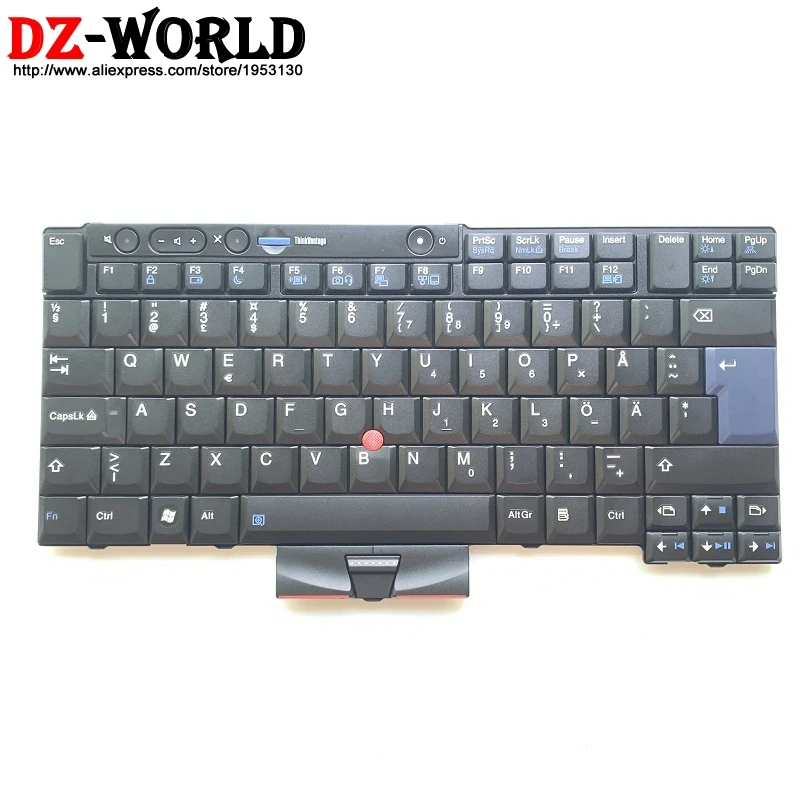 New Original Swedish Finnish Keyboard for Thinkpad T410 T420 T410S T420S X220 X220i T510 W510 T520