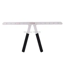 50 шт. Перманентный макияж татуировки линейка для бровей металлический баланс бровей линейка измерительный инструмент формовочный трафарет Инструменты