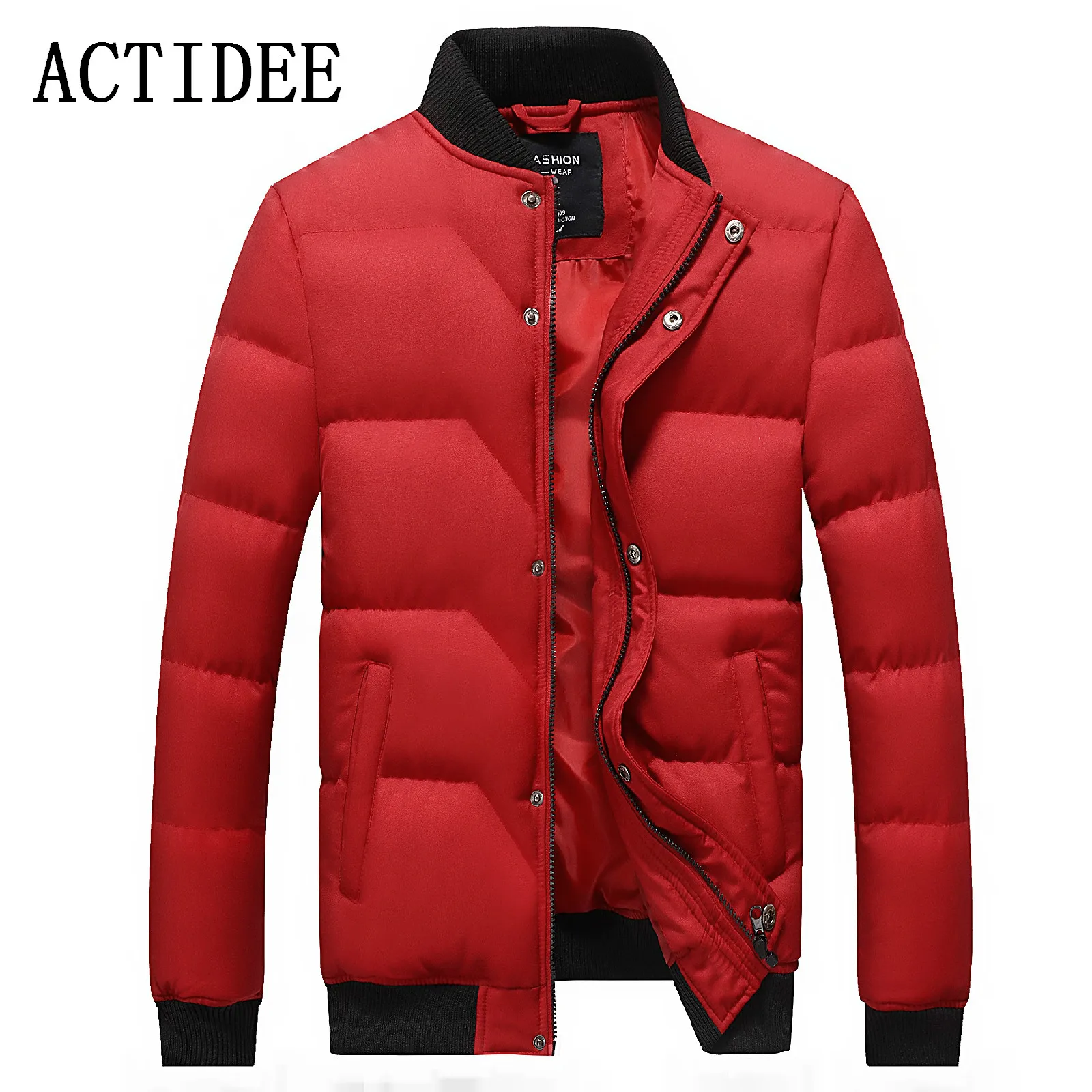 2017 Men's New Winte Cotton Coat Men Stand Collar Winter Jackets Plus