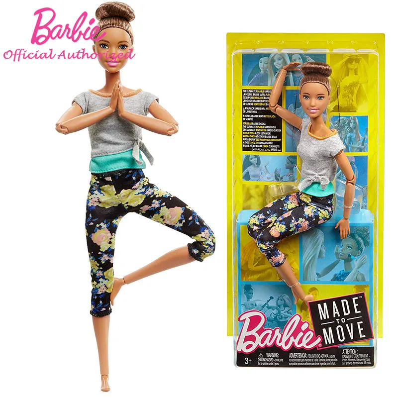 Бренд Barbie Ограниченная серия, 3 стиля, модные куклы, модель йоги, Игрушки для маленьких детей, подарок на день рождения, кукла Барби, модель Boneca DHL81 - Цвет: FTG82