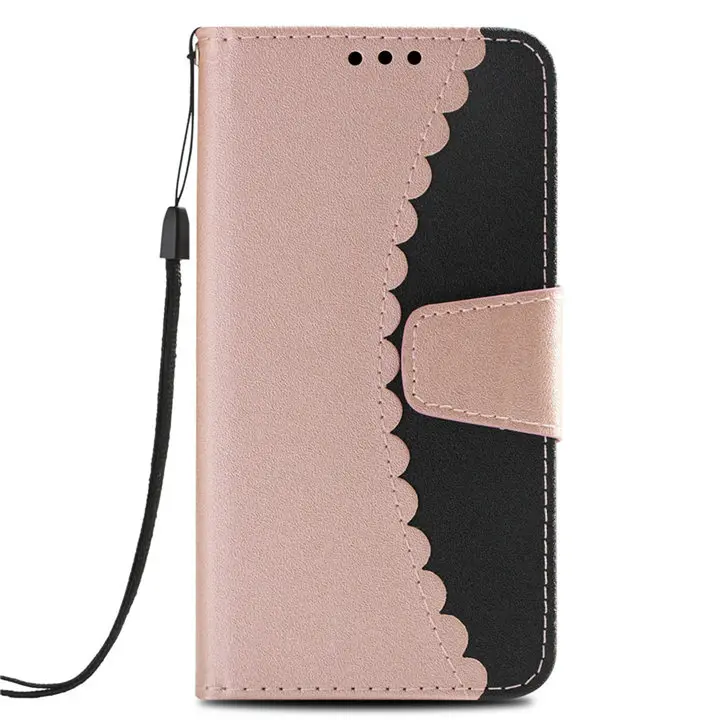 Rose Gold Black Z Для huawei P20 Plus mate 10 Lite Pro Honor 9i Nova2i Nova3e флип мобильный чехол для телефона кошелек карман для карт Винтажный чехол E03Z - Цвет: Rose Gold Black Z