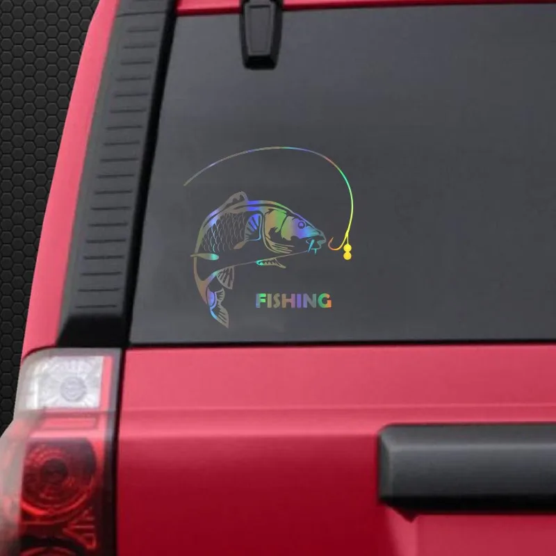 Автомобильные 3D наклейки для рыбалки модные автомобильные мотоциклы 3