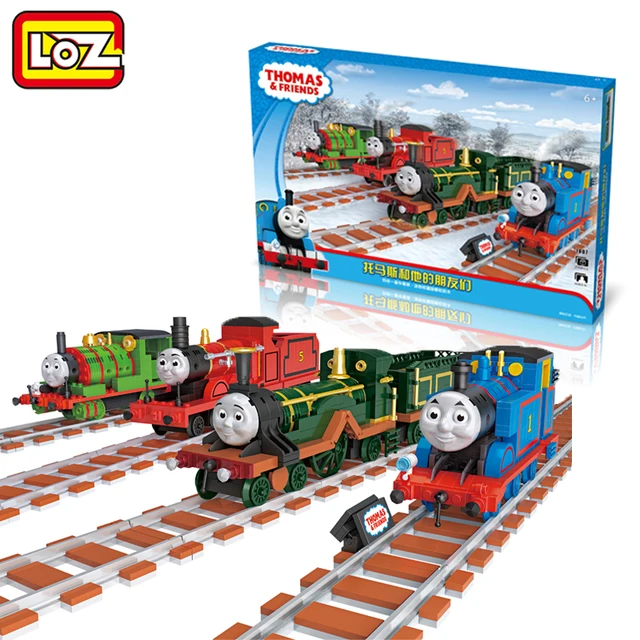loz thomas friends mini blocks train model toy thomas james percy