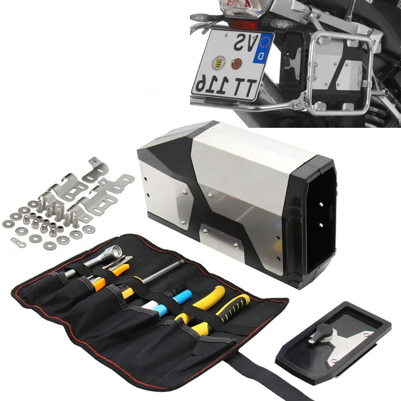

Capacity of Decorative Aluminum Box Toolbox Suitable for BMW R1200GS LC Adventure Water-cooled 04-17 side Box Bracket
