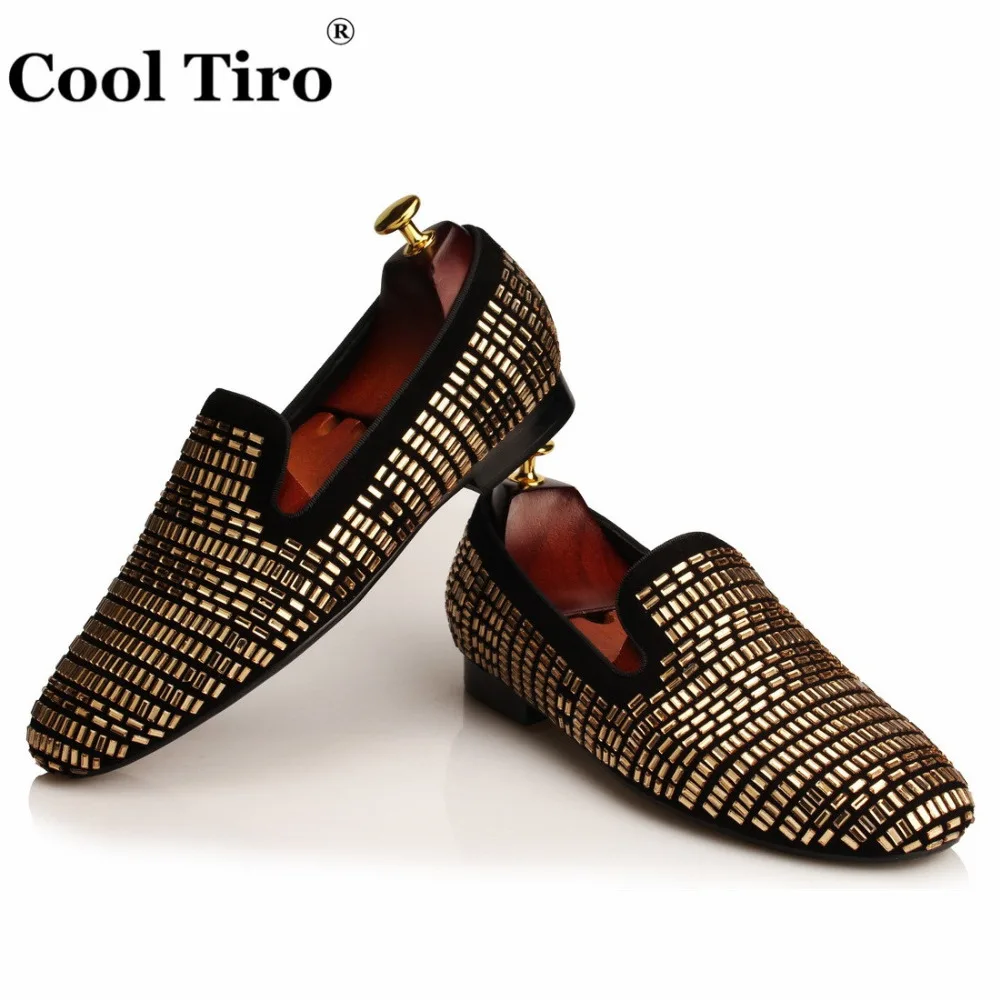 Gold Crystal Slippers shoes (4)