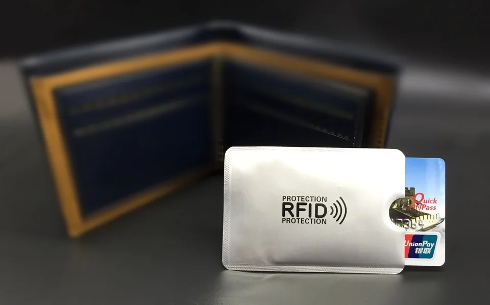 5 шт. Анти Rfid Блокировка ридер замок держатель для карт ID банковский Чехол для карт Противоугонный кредитный держатель для карт защита Алюминия H119