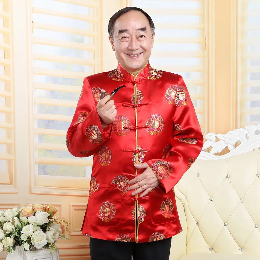 Традиционный костюм в стиле династии Тан Китайская одежда для мужчин и женщин с длинным рукавом Блузка рубашка Hanfu Униформа подарок на год День Рождения вечерние
