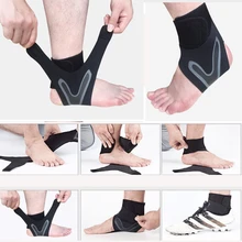 1 шт. Спортивная поддержка лодыжки эластичная высокая защита спортивное оборудование лодыжки безопасность Бег Баскетбол лодыжки бандаж поддержка лодыжки