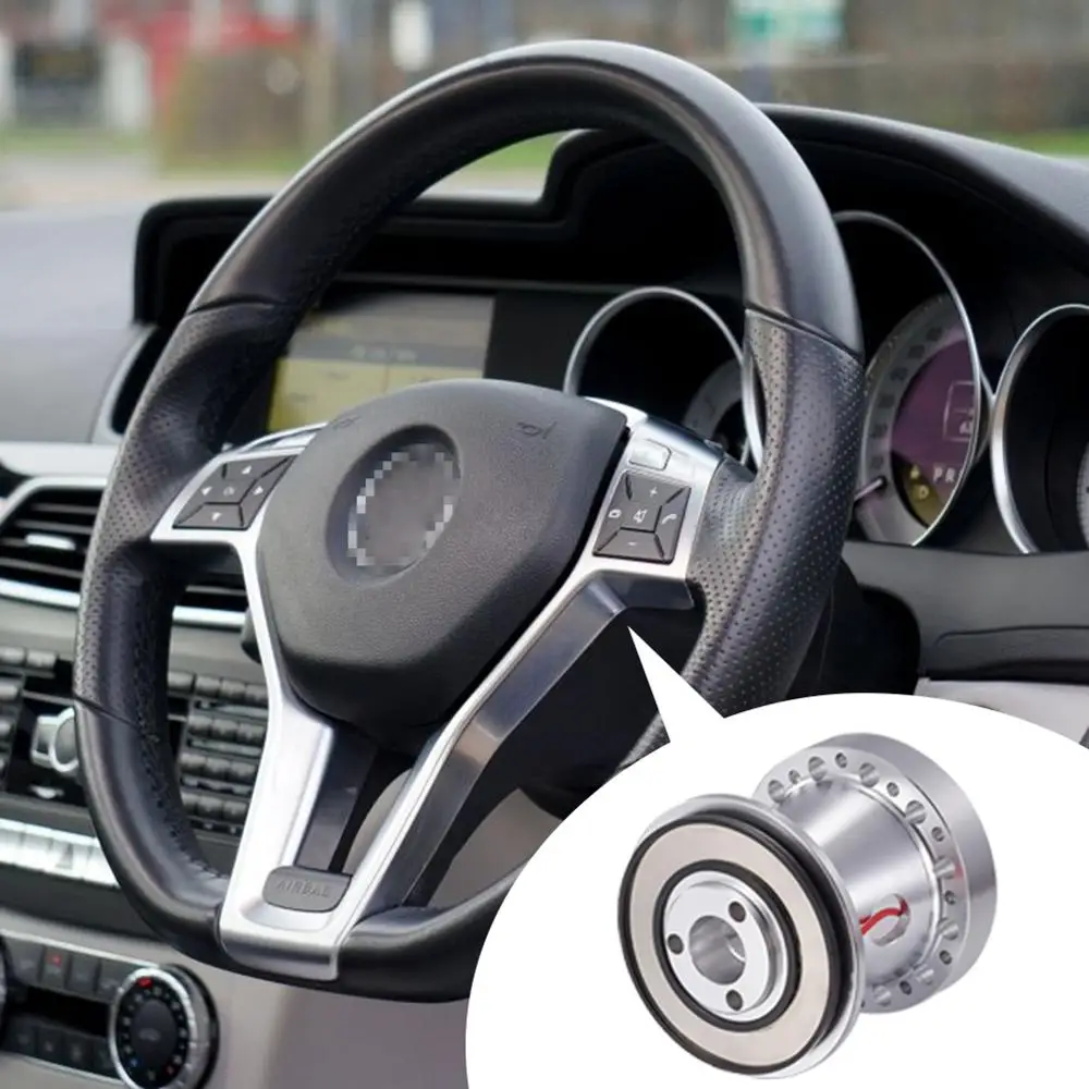

1pc Aluminum Alloy Steering Wheel Hub Adapter Boss Car Accessories
