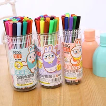 12/18/24/36/Радуга Цвет моющиеся воды Цвет ручка дрейфующей бутылка упаковка Книги по искусству маркера рисунок принадлежности студенты подарок