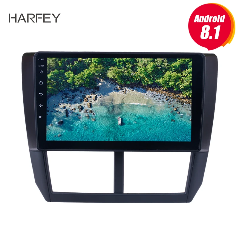 

Harfey 2 din Android 8.1 car multimedia player for Subaru Forester 2008-2012 Head Unit 9" Radio GPS Navi WIFI Support SWC USB