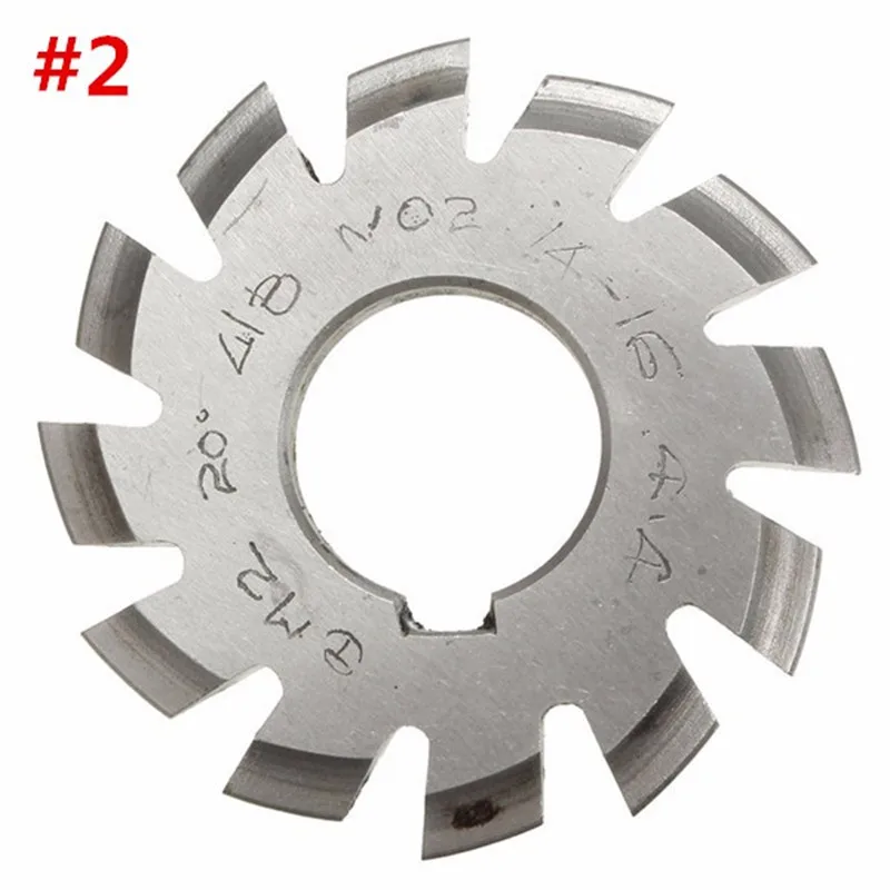 Diameter 22mm M2 20 Degree 2 Involute Module Gear Cutters HSS High