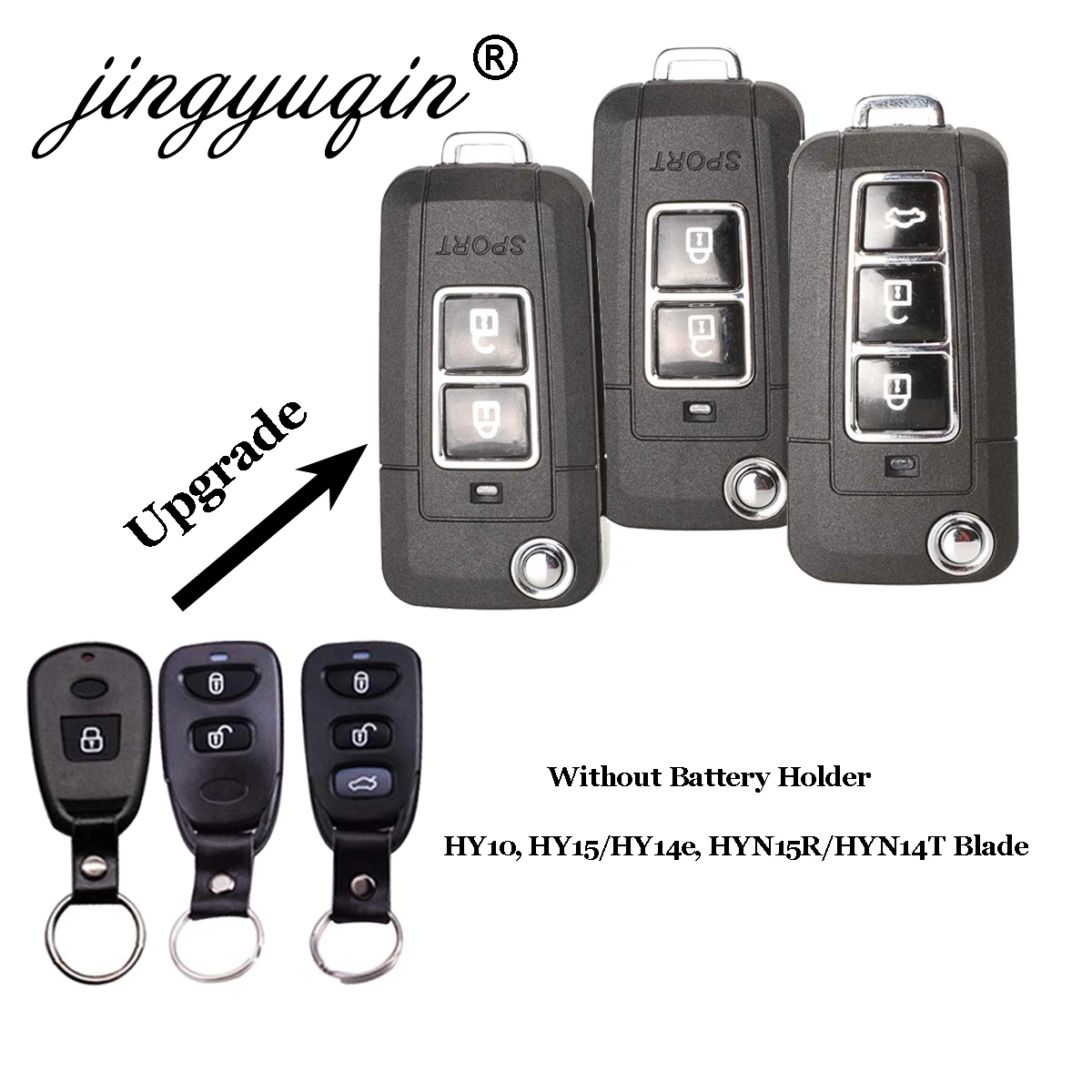 Модифицированный чехол для откидного ключа jinyuqin 2/3/4 кнопок Kia Sportage сверет Cerato