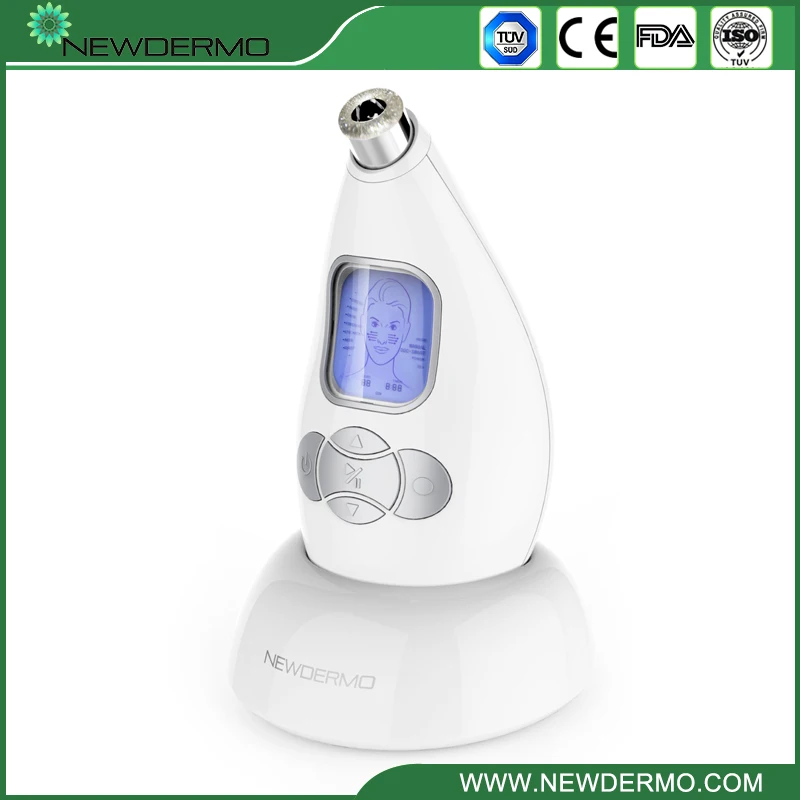 

NEWDERMO One white and One silver microdermabrasion machine and two sets tips
