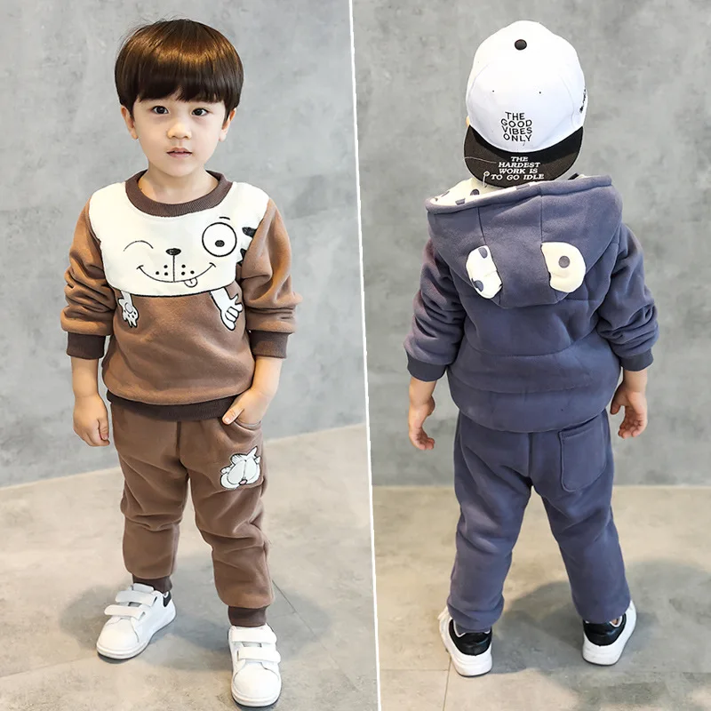“ T-shirt + Camisa de Manga Roupas Define Longa 3 Pcs