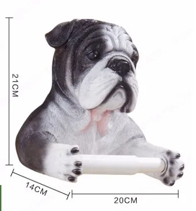 Аксессуары для ванной ручной работы в форме быка, креативное подвесное приспособление для ванной комнаты, держатель туалетной бумаги в рулоне, висячий держатель