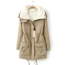 Новая осенне-зимняя куртка, пальто, женская парка, женская одежда, одноцветная длинная куртка, тонкая, размера плюс, женская зимняя куртка s и пальто