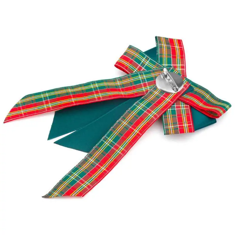 2018 клетчатая печать ленты бабочка воротник галстук рубашка корсаж галстук-платок Свадебный Бант ювелирные изделия для женщин подарок