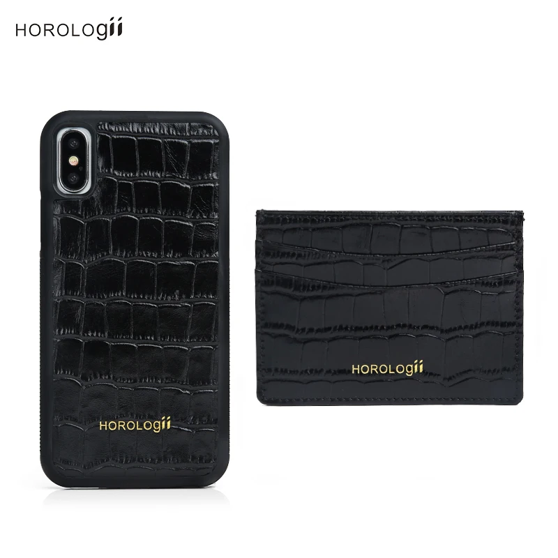 Horologii My custom case initials cell phone cases for iphone 10 11 Pro Max real leather accessories dropship service | Мобильные