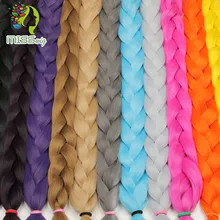 Miss парик 82 дюйма 165 г синтетические плетеные волосы огромные косички вязанные косички наращивание волос прически чистый цвет