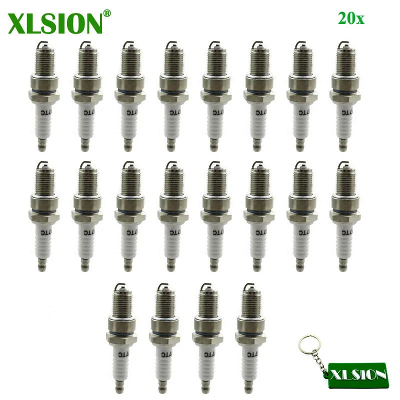 XLSION 20x F7TC Свеча зажигания для Honda GX120 GX160 GX200 GX240 GX270 GX340 GX390 генератор газонокосилки