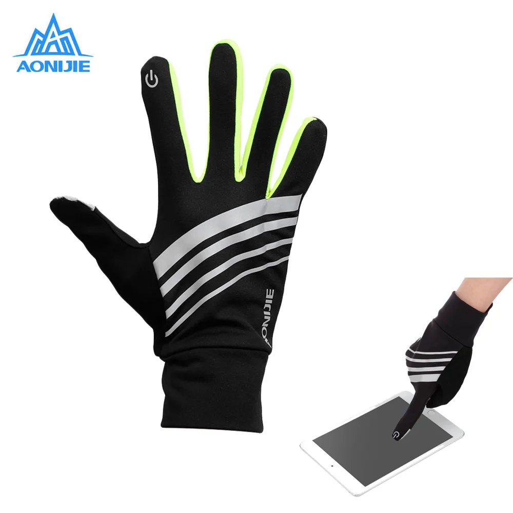 

AONIJIE Touch Screen Gloves Finger Tip Full Fingers Protective Mitten Outdoor Sport Fleece Warm Windproof Gym Fitness Gloves