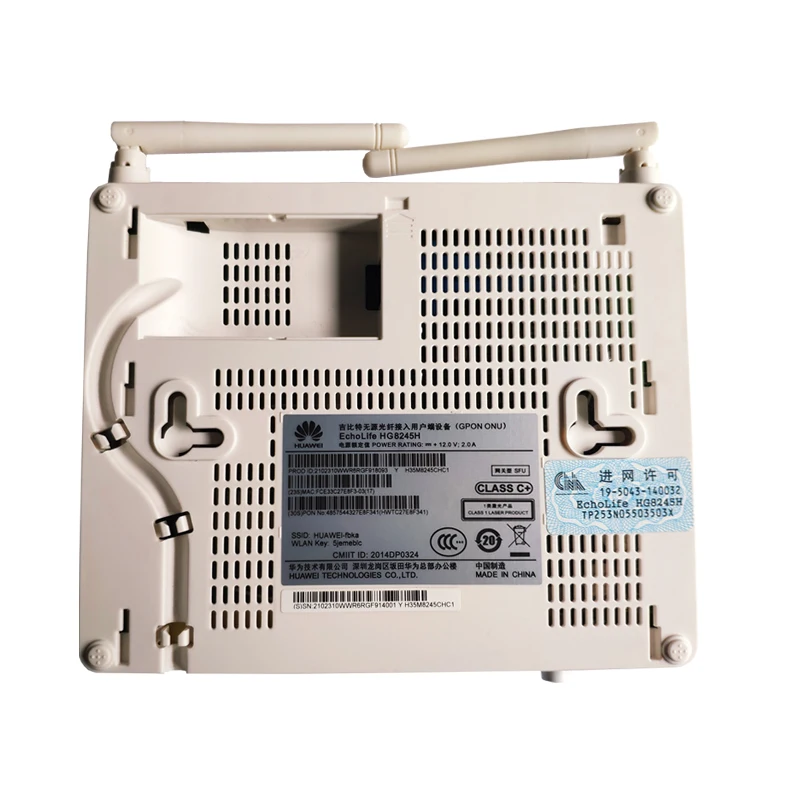 Hua wei HG8245H Gpon терминал ONU ONT 4GE + 2POT 1USB WiFi SC UPC интерфейс волоконный модем английская