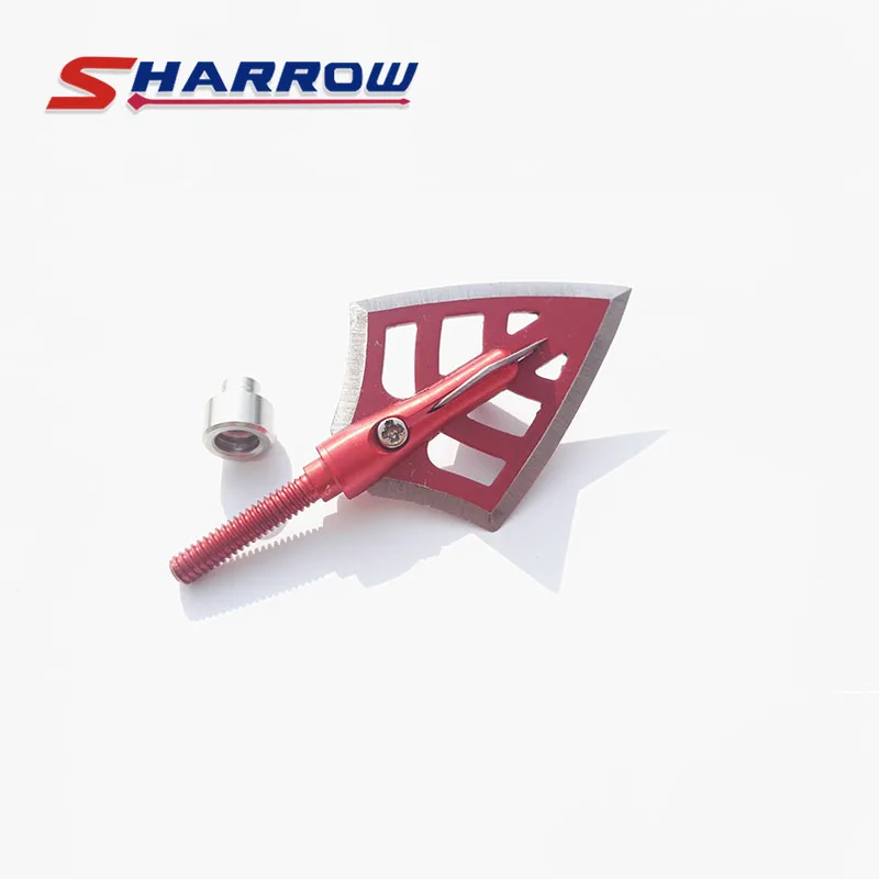 

6pcs Archery Blade Broadhead 125Gr Arrow Point Tips Blade Arrowhead Stainless Steel Arrow Head