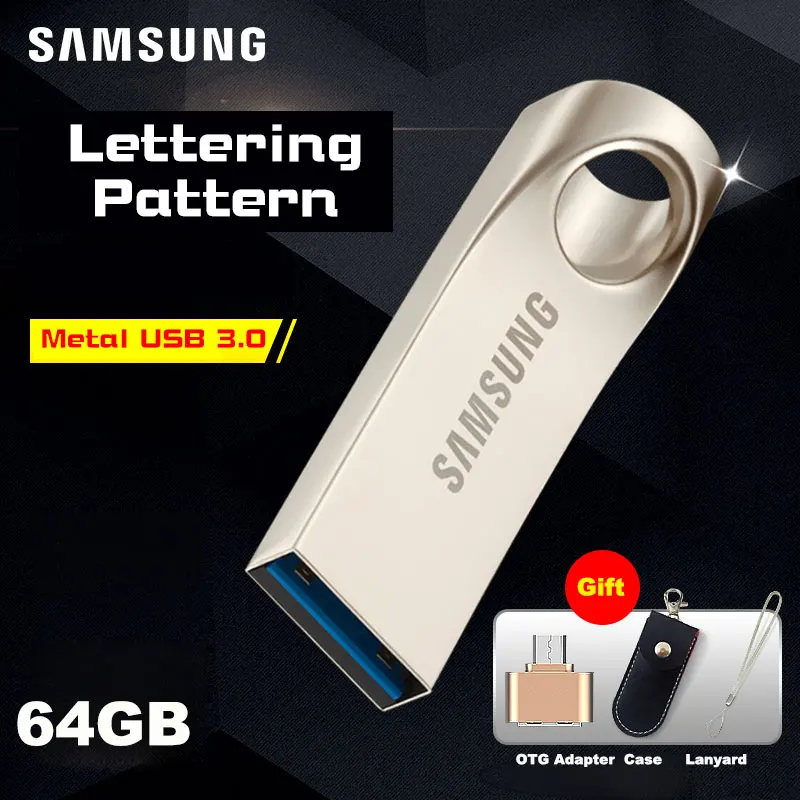 

SAMSUNG USB 64gb Pen Drive Custom Lettering Pattern DIY Logo Tiny Pendrive Memory Stick for Birthday Gift usb flash 64 gb U Disk