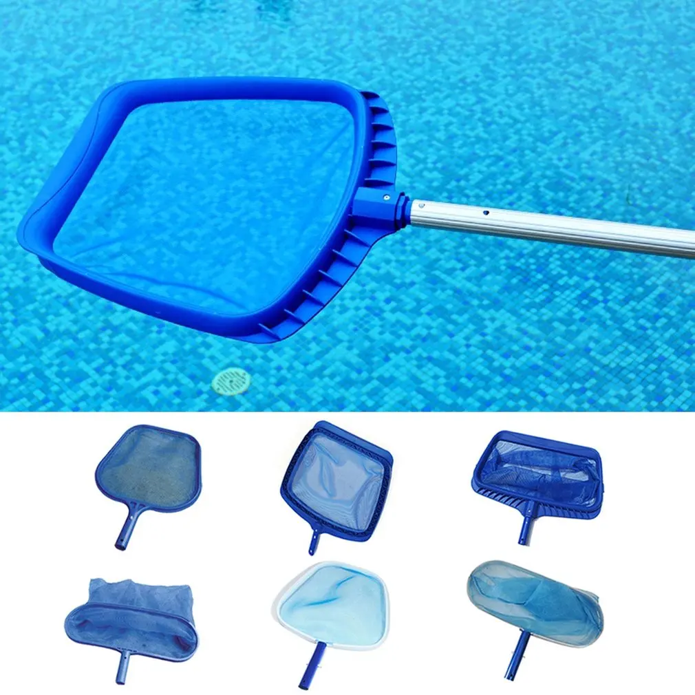 

Swimming Pool Skimmer Net Fine Mesh Deep-Bag Leaf Catcher Cleaner Aluminum Frame Pools Cleaning Net for Hot Tubs Spas