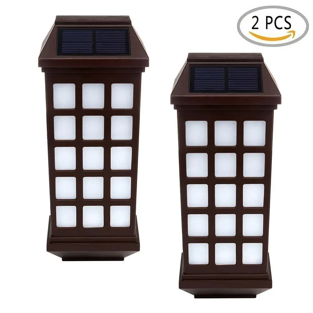 Lâmpada de Parede à Prova Solar ao ar Pçs sem Fio Feimefeiyou Dwireless Água Lampada Led Luz Livre Luzes Cerca Segurança Sensor Iluminação Automática 2 2 Lâmpadas solares