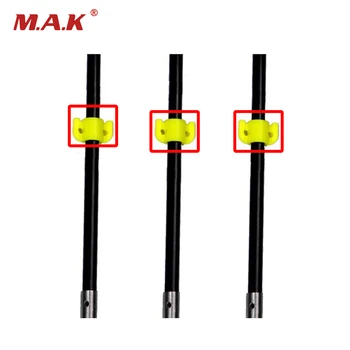 

30pcs/ pack Yellow Slider for Fishing Arrows Long Bow Fishing Shooting glassfiber Arrows for Compound/Recurve Bow hunting