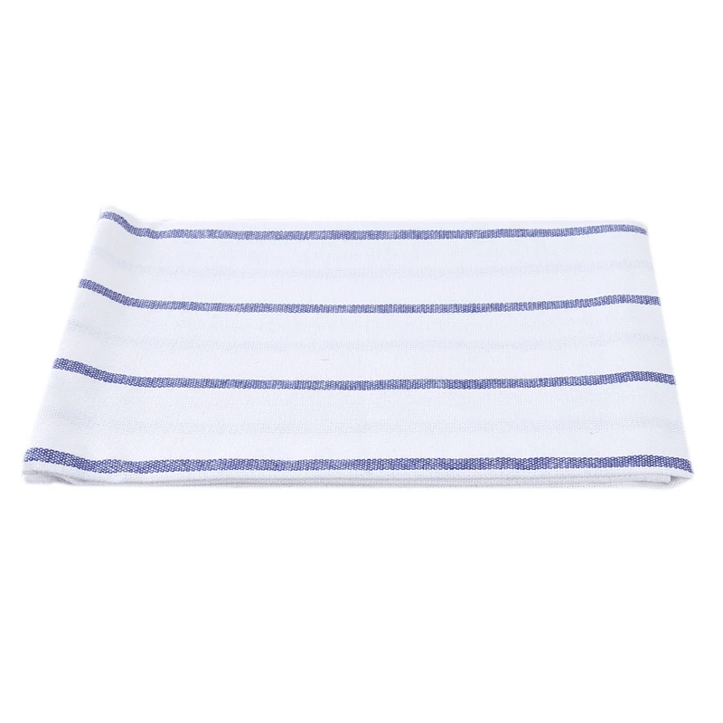 Синие полосатые хлопковые клетчатые коврики салфетки кухонные украшения скатерти краткое пастроальные скатерти s чайные полотенца
