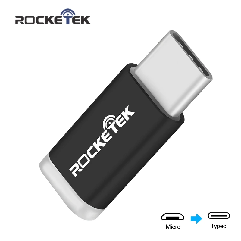 Rocketek Micro USB-type c OTG адаптер алюминиевый телефон тип-c аксессуары мужской разъем для Xiaomi Oneplus LG Nexus 5X6