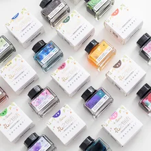 Страусиные цветные чернила 12 цветов набор золотых порошковых цветных чернил для dip ручки с неуглеродистыми неблокирующими чернилами воды