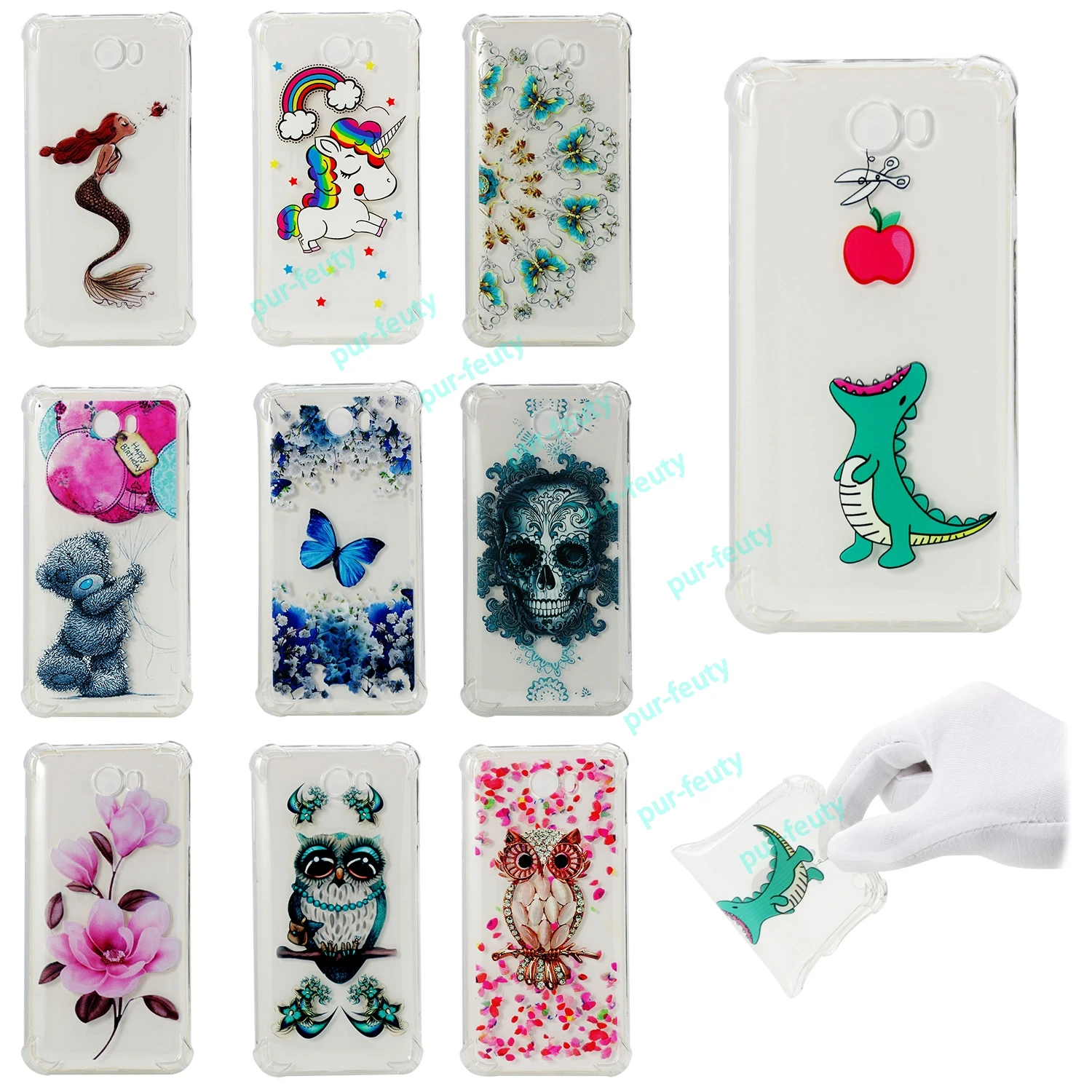 

Soft Case for Huawei Y5 ll 2 CUN L01 L21 U29 Y 5 ii Phone TPU Transparent Bumper Cover for Huawei Y5ii CUN-U29 CUN-L21 CUN-L01