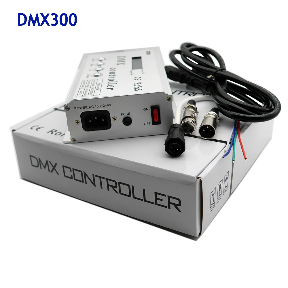 DMX300 1320 Вт 3CH x 2A RGB DMX светодиодный декодер консоль контроллер для высокого напряжения RGB светодиодный неоновый светильник лента AC110V 220 В