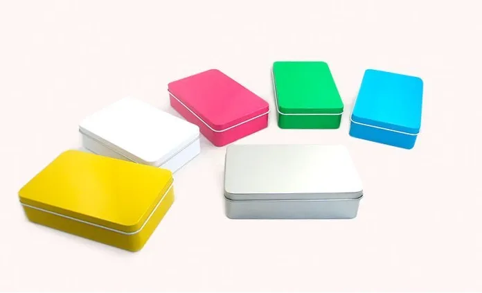 /155x100x38 мм цветная прямоугольная жестяная коробка/жестяная коробка для конфет/подарочная упаковочная коробка/металлический чехол