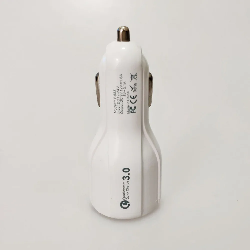 Автомобильное зарядное устройство DIYKIT Quick Charge 3 0 мобильный телефон Dual Usb адаптер