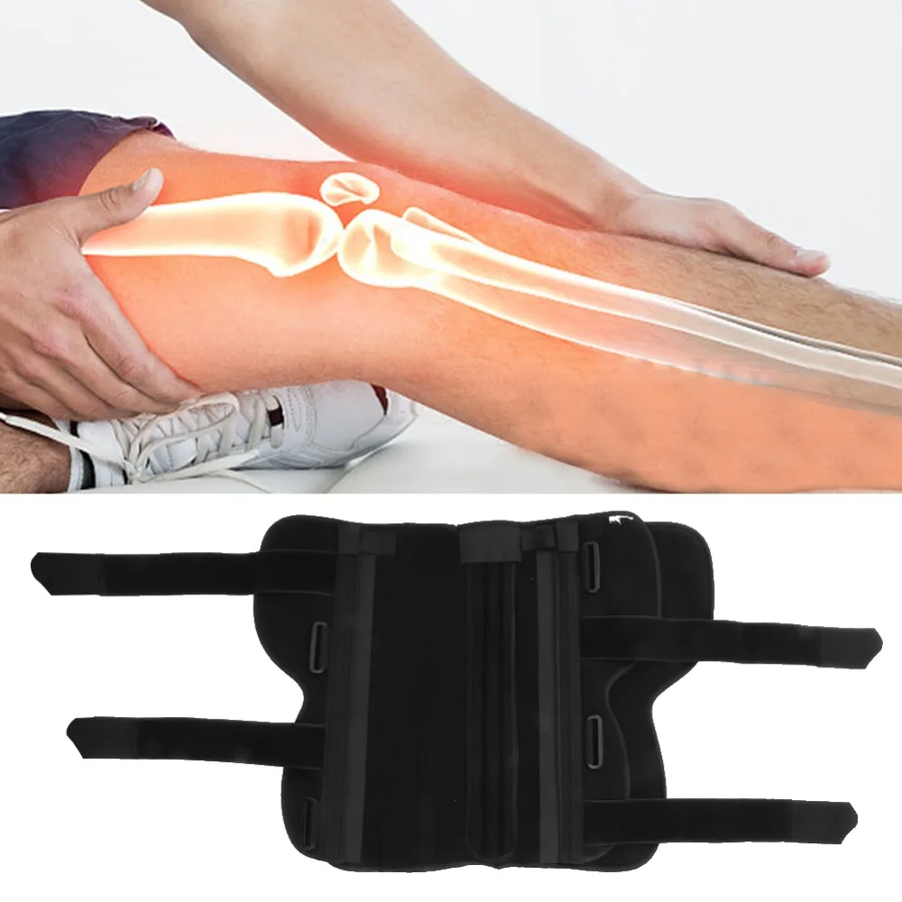 16 дюймов наколенник поддерживающий коврик для фиксации коленной чашечки колена ортопедический Корректор осанки ног переломы шина защита от артрита