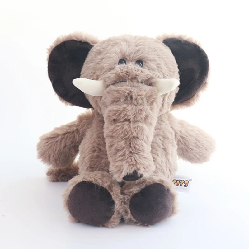 

Cute Plush Elephant Toy 25cm Long Hair Accompanying Sleeping Plush Toy Soft Stuffed Pillow Child Small Gift Couple Gift New 2019