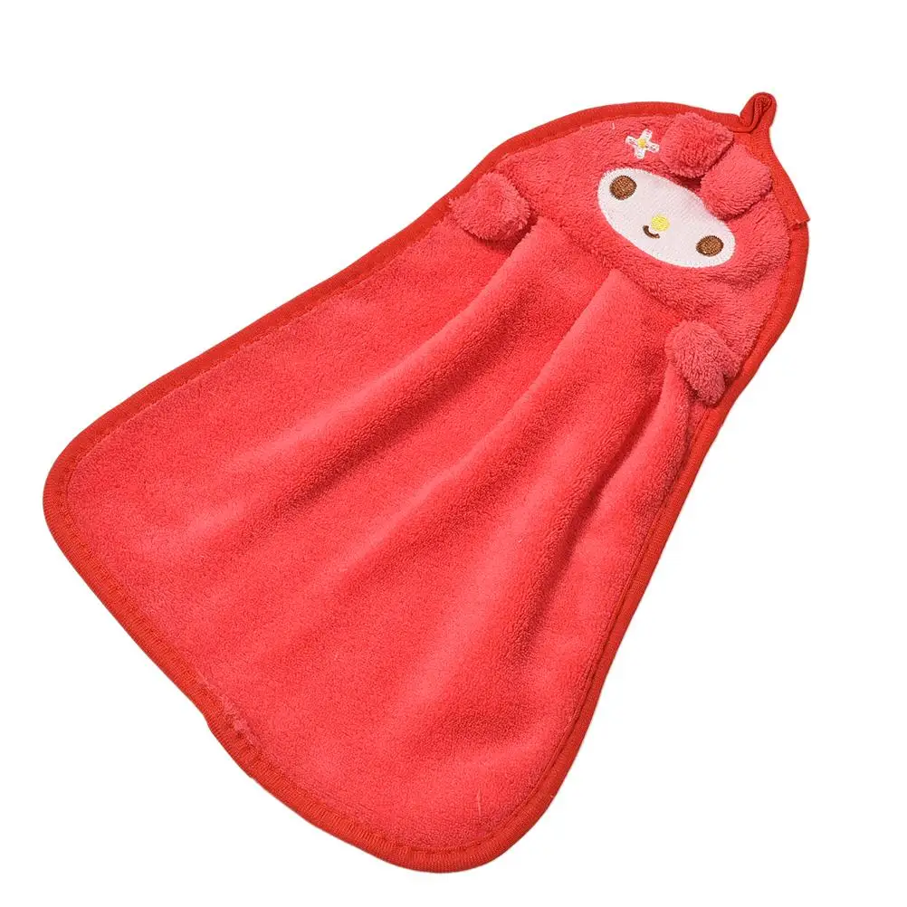 Милое Впитывающее животное коралловый флис кухонное полотенце для детей быстросохнущее Тканое полотенце для чистки